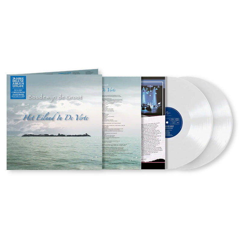 Boudewijn De Groot - Eiland in de verte (White, Insert, Coloured Vinyl, Anniversary Edition, Deluxe Edition LP)