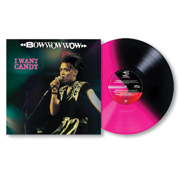Bow Wow Wow - I want candy (Pink/Black Stripe, Coloured Vinyl CD)