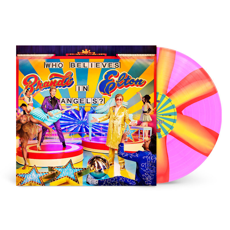 Elton John & Brandi Carlile - Who believes in angels? (Pink Yellow, Coloured Vinyl LP)