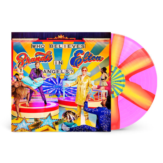 Elton John & Brandi Carlile - Who believes in angels? (Pink Yellow, Coloured Vinyl LP)