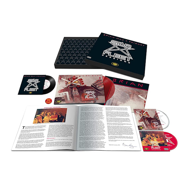 Brian May - Star fleet sessions (.. Sessions / 2cd+Lp+7" / 180gr. Transparent Red Vinyl, CD + Lp, Lp+7\", Coloured Vinyl, Transparent, High Quality CD)