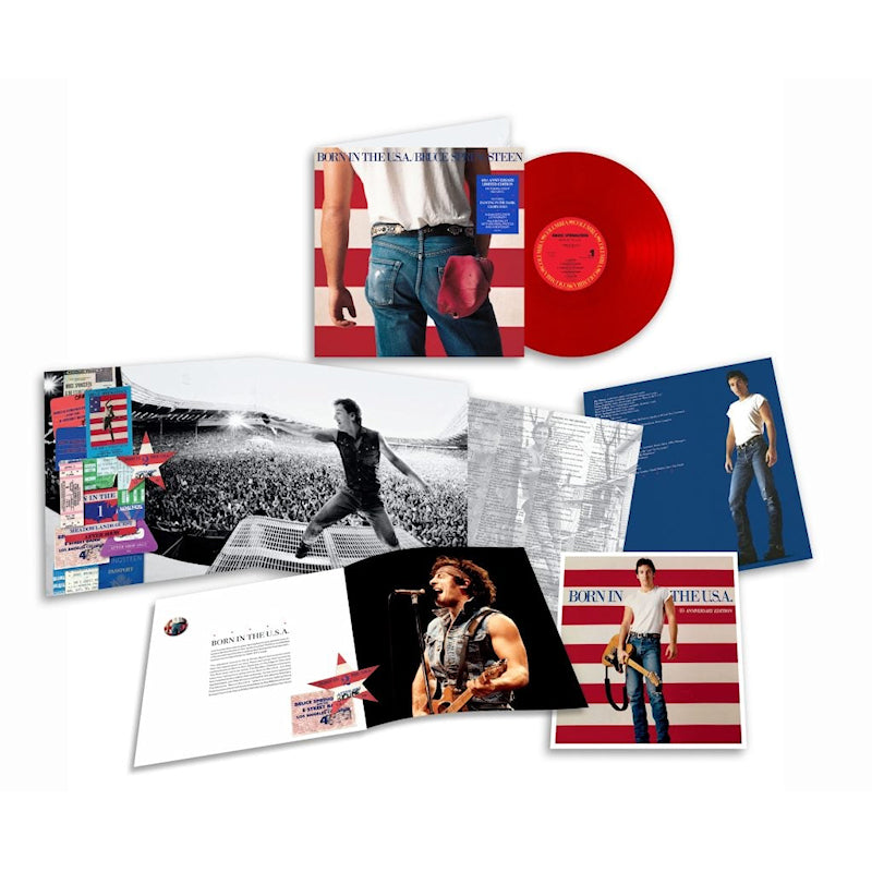 Bruce Springsteen - Born in the u.s.a. (40th anniversary edition) (Red, Transparent, Coloured Vinyl, Gatefold Sleeve, Photobook, Anniversary Edition LP)