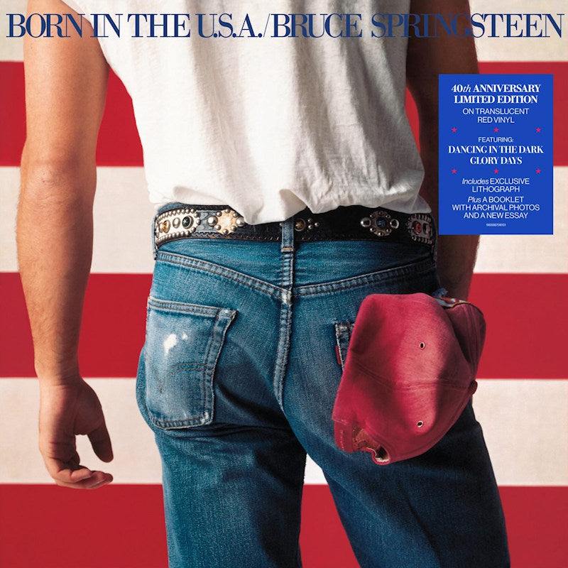 Bruce Springsteen - Born in the u.s.a. (40th anniversary edition) (Red, Transparent, Coloured Vinyl, Gatefold Sleeve, Photobook, Anniversary Edition LP)