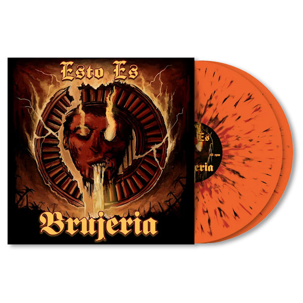 Brujeria - Esto es brujeria -orange splattered vinyl- (.. Brujeria / Orange Vinyl 4p Insert, Gatefold Sleeve, Coloured Vinyl LP)