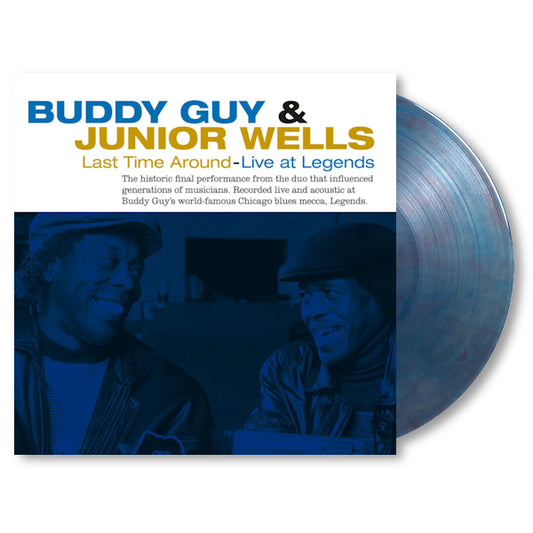Guy, Buddy & Junior Wells - Last time around -live- (180gr/Insert/Live At Legends/1000cps Blue & Red Marbled, High Quality, Coloured Vinyl LP)