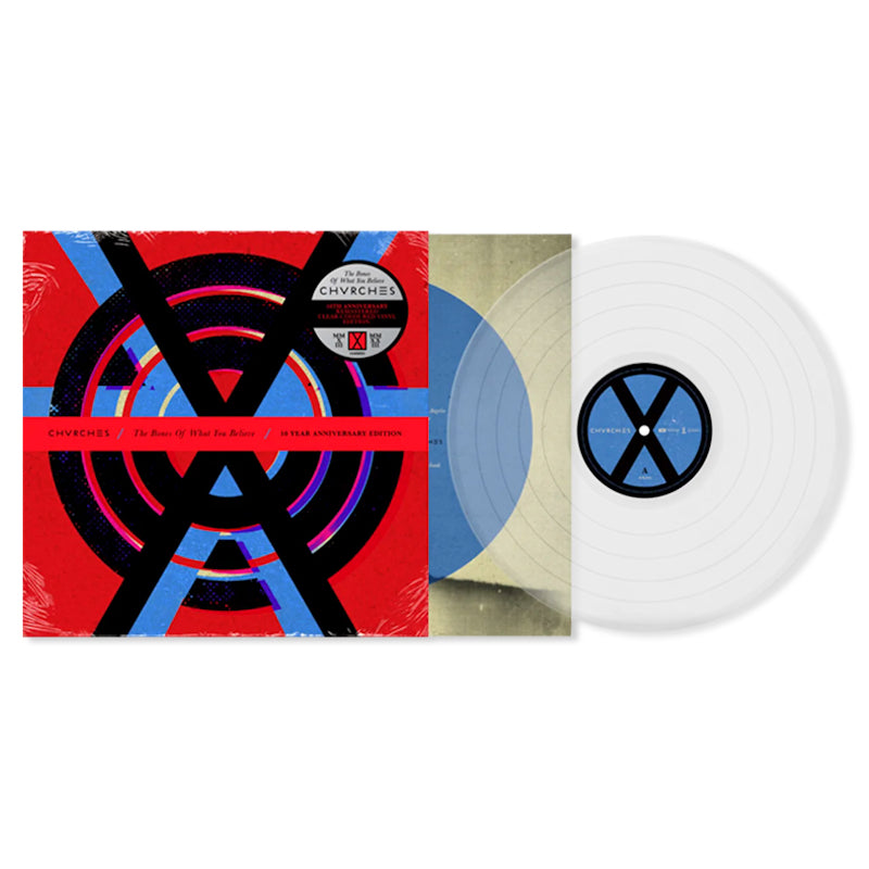 CHVRCHES - The bones of what you believe -10th anniversary- (.. You Believe / Crystal Clear Vinyl LP)