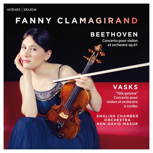 Fanny Clamagirand - Beethoven/vasks: concerto for violin & orch./distant li (English Chamber Orchestra / Ken-David Masur CD)