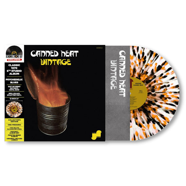 Canned Heat - Vintage (Splatter Orange/Black Vinyl / Rsd 23, Gatefold Sleeve, Obi Strip LP)