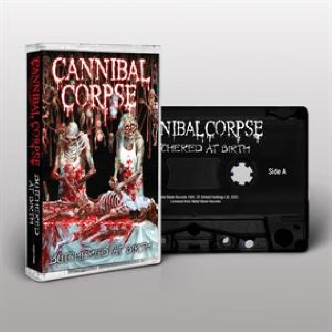 Cannibal Corpse - Butchered at birth (Reissue muziekcassette)