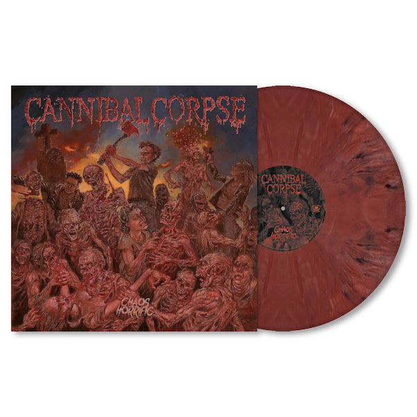 Cannibal Corpse - Chaos horrific -burned flesh marbled vinyl- (Burned Flesh, Coloured Vinyl LP)