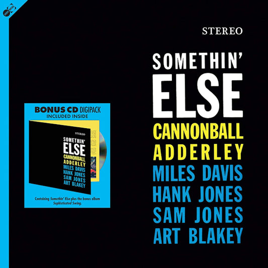 Cannonball Adderley - Somethin' else (180gr. +Bonus CD Incl.Bonus Album Sophisticated Swing, High Quality, Digipak LP)