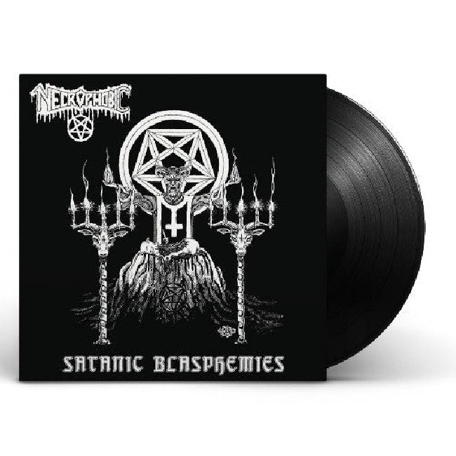 Necrophobic - Satanic blasphemies (re-issue 2022) (.. Blasphemies / Incl. Lp-Booklet & A2 Poster of Cover, High Quality, Reissue LP)