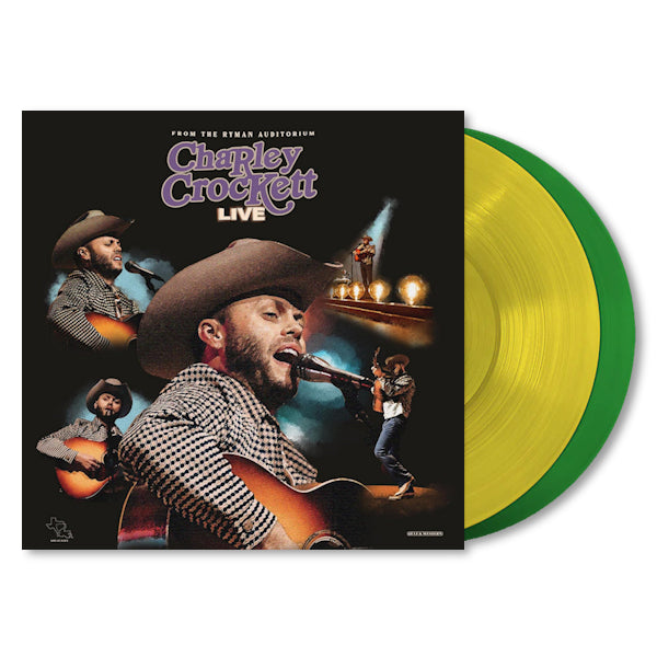 Crockett, Charley - Live From The Ryman Auditorium -coloured- (.. Ryman / 180gr. 'Stained Glass' Vinyl, Indie Only, High Quality, Coloured Vinyl LP)