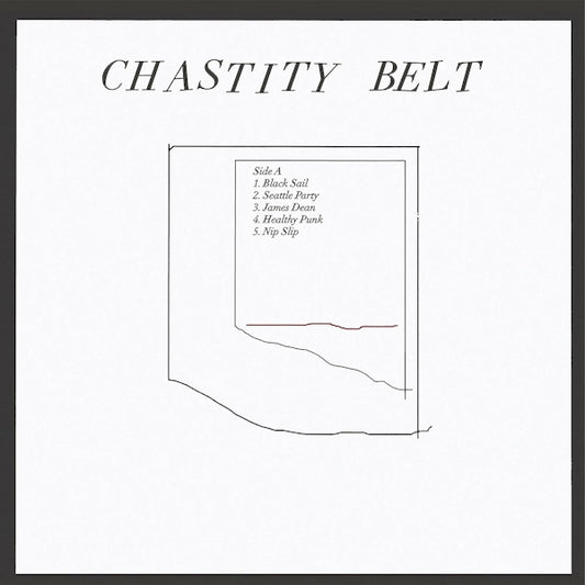 Chastity Belt - No regerts (10th Anniversary Black & White Swirl Vinyl LP)