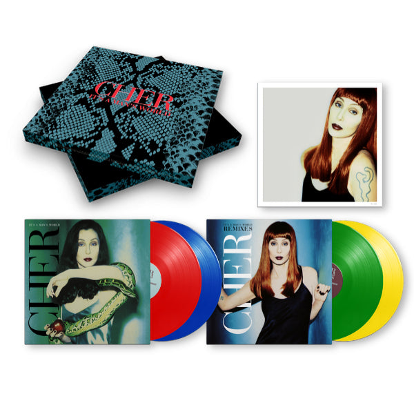 Cher - It's a man's world (.. World / Red/Blue/Yellow/Green Vinyl, Gatefold Sleeve, Coloured Vinyl LP)