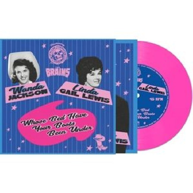 Wanda Jackson & Linda Gail - 7-whose bed have your boots been under ? (.. Have Your Boots Been Under ? /Pink Vinyl, Coloured Vinyl 12-inch maxi-single)