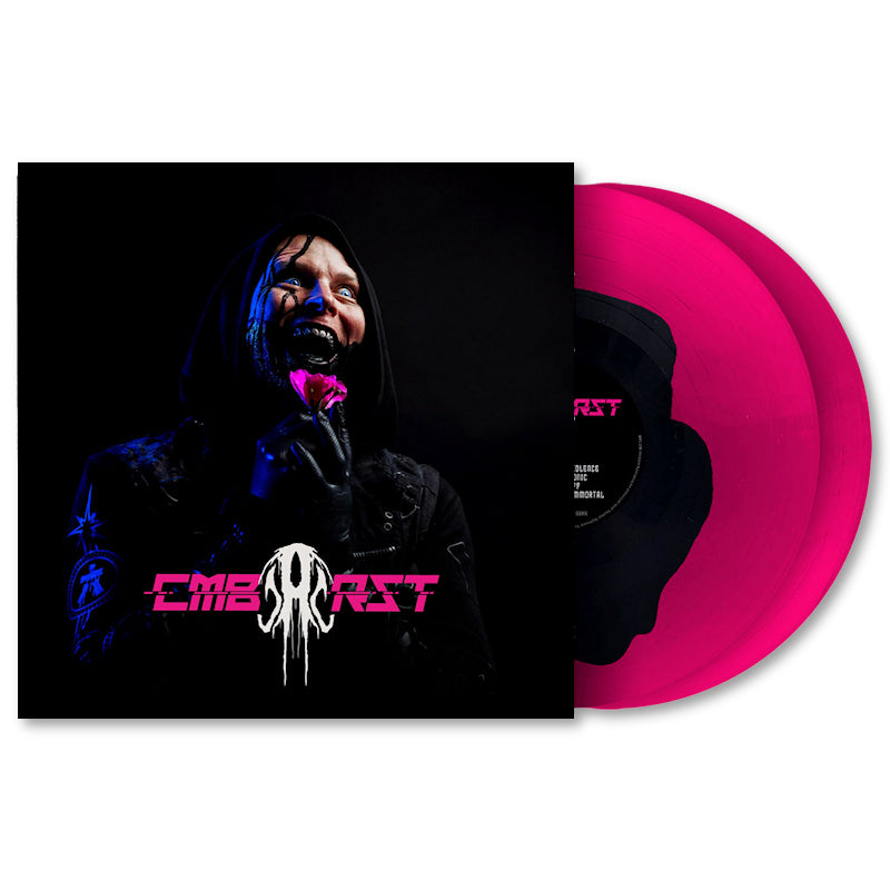 Combichrist - Cmbcrst (pink/black transparent) (Transparent, Coloured Vinyl LP)