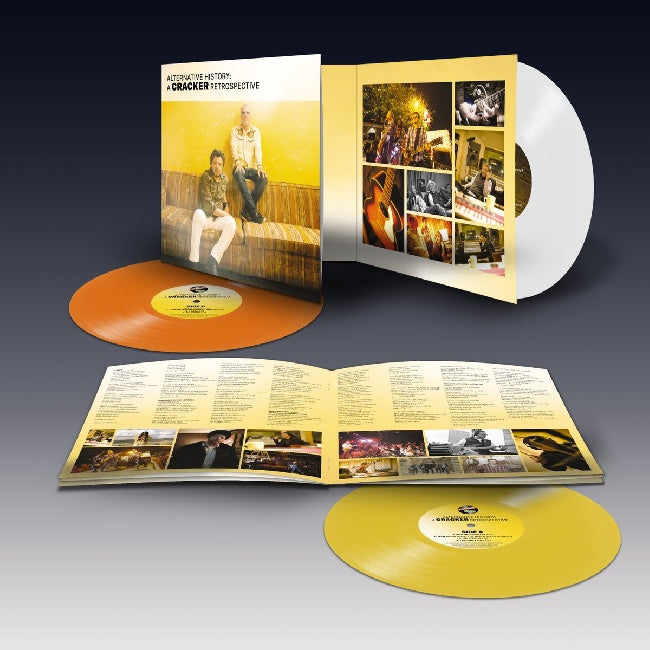 Cracker - Alternative history: a cracker retrospective (Yellow Lp-Booklet, Coloured Vinyl, Limited Edition LP)