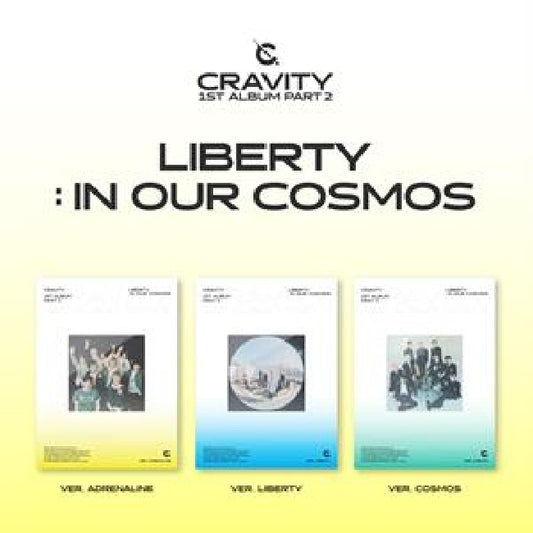 Cravity - Liberty : in our cosmos (.. Our Cosmos /Vol.1 Part 2 / 124pg. Photobook / 3 Vers CD)