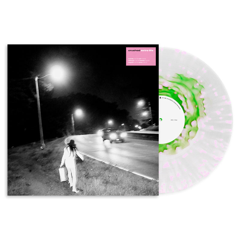 Crushed - Extra life -poisonbloom vinyl- (White Green, Coloured Vinyl LP)