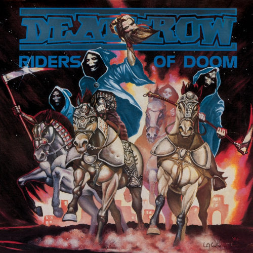 Deathrow - Riders of doom (Limited Gatefold Edition On Blue Vinyl, Gatefold Sleeve, Coloured Vinyl LP)