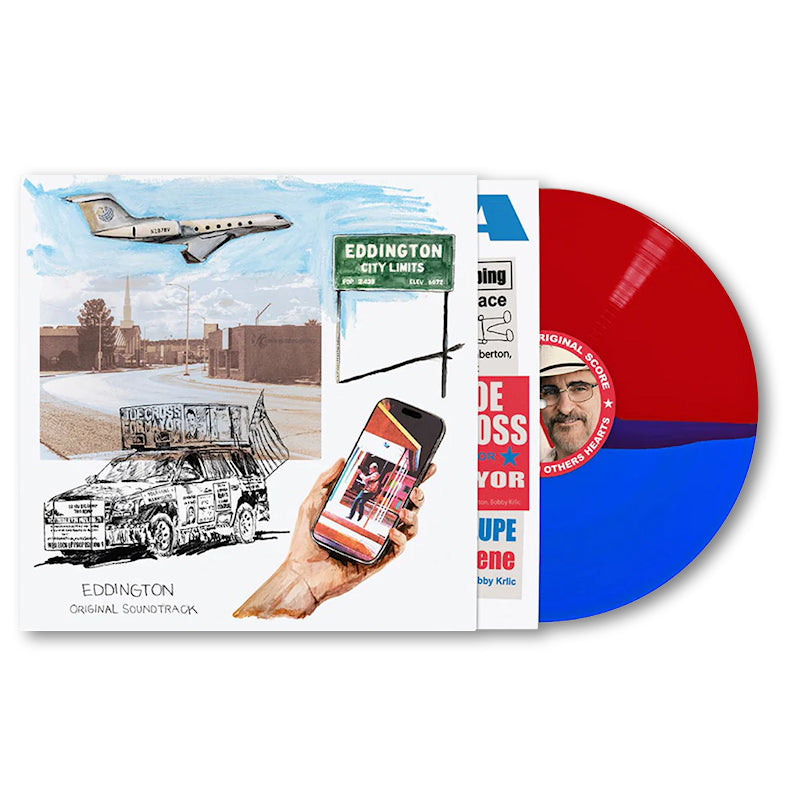 Daniel Pemberton & Bobby Krlic - Eddington (ost)(red & blue) (Coloured Vinyl LP)