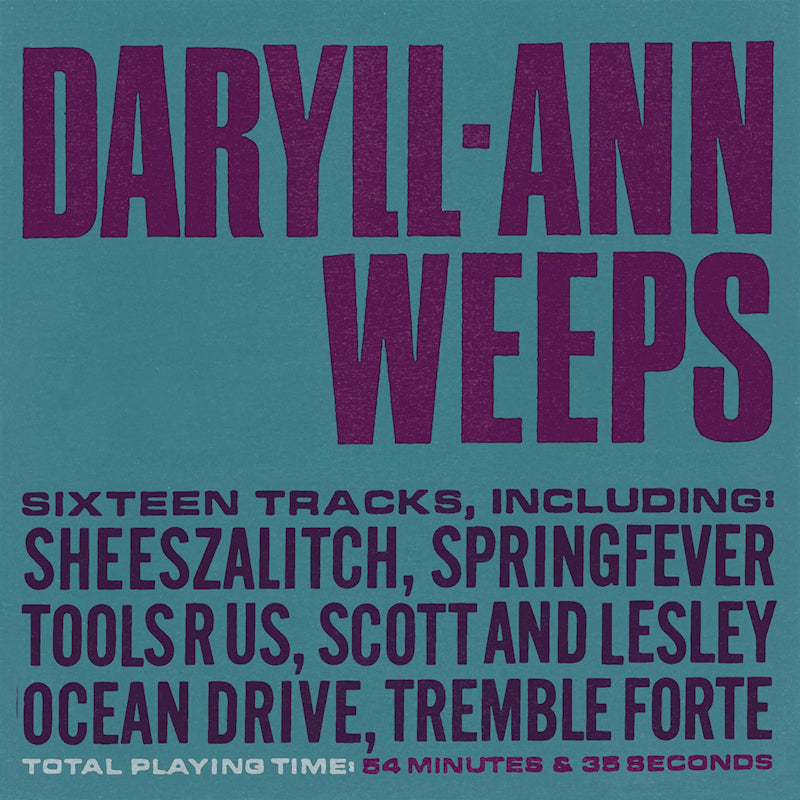 Daryll-ann - Weeps (Velvet Purple Vinyl, Coloured Vinyl LP)