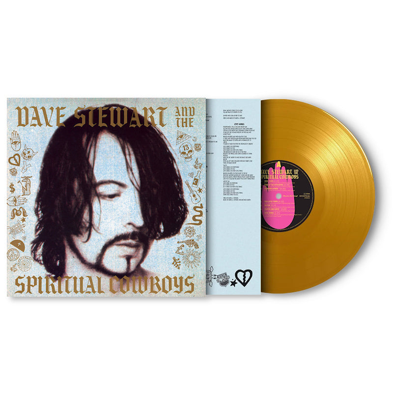 Dave Stewart And The Spiritual Cowboys - Dave stewart and the spiritual cowboys (Gold 180g Lyrics, High Quality, Insert, Coloured Vinyl, Limited Edition LP)