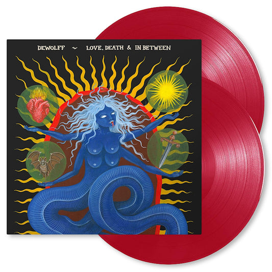 Dewolff - Love, death & in between (.. & In Between / Red Vinyl / 180gr., High Quality, Gatefold Sleeve, Coloured Vinyl LP)