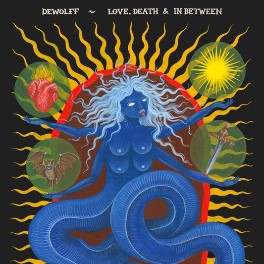 Dewolff - Love, death & in between (.. & In Between / Red Vinyl / 180gr., High Quality, Gatefold Sleeve, Coloured Vinyl LP)