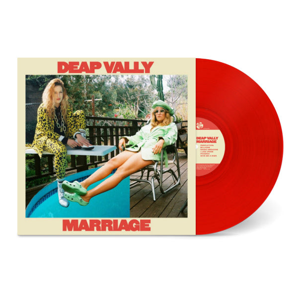 Deap Vally - Marriage (Transparent Red Vinyl, Transparent, Coloured Vinyl LP)