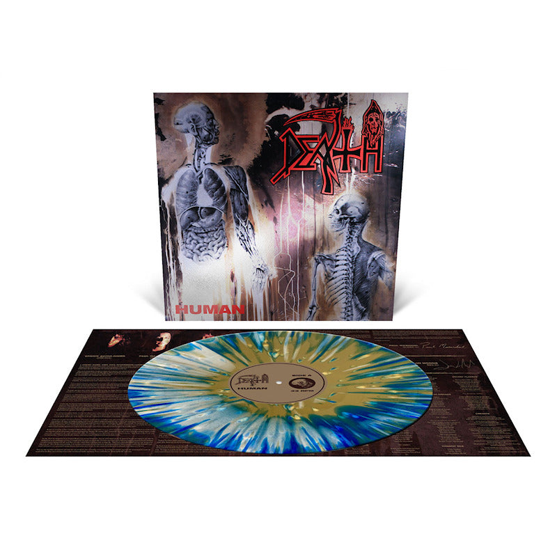 Death - Human (White Blue Gold, Coloured Vinyl, Reissue LP)