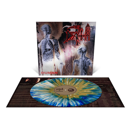 Death - Human (White Blue Gold, Coloured Vinyl, Reissue LP)
