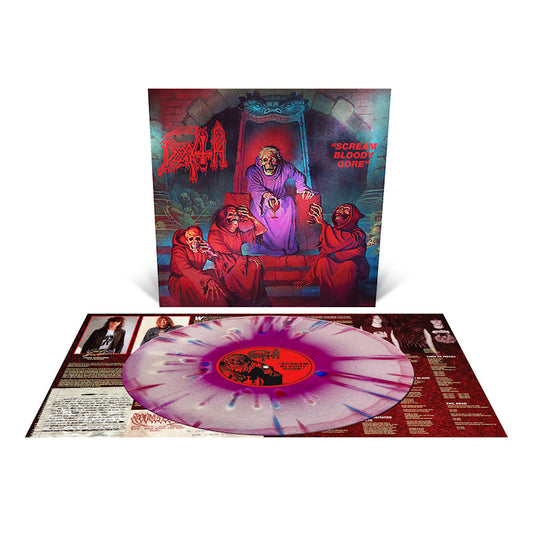 Death - Scream Bloody Gore (Violet White Red, Coloured Vinyl, Reissue LP)