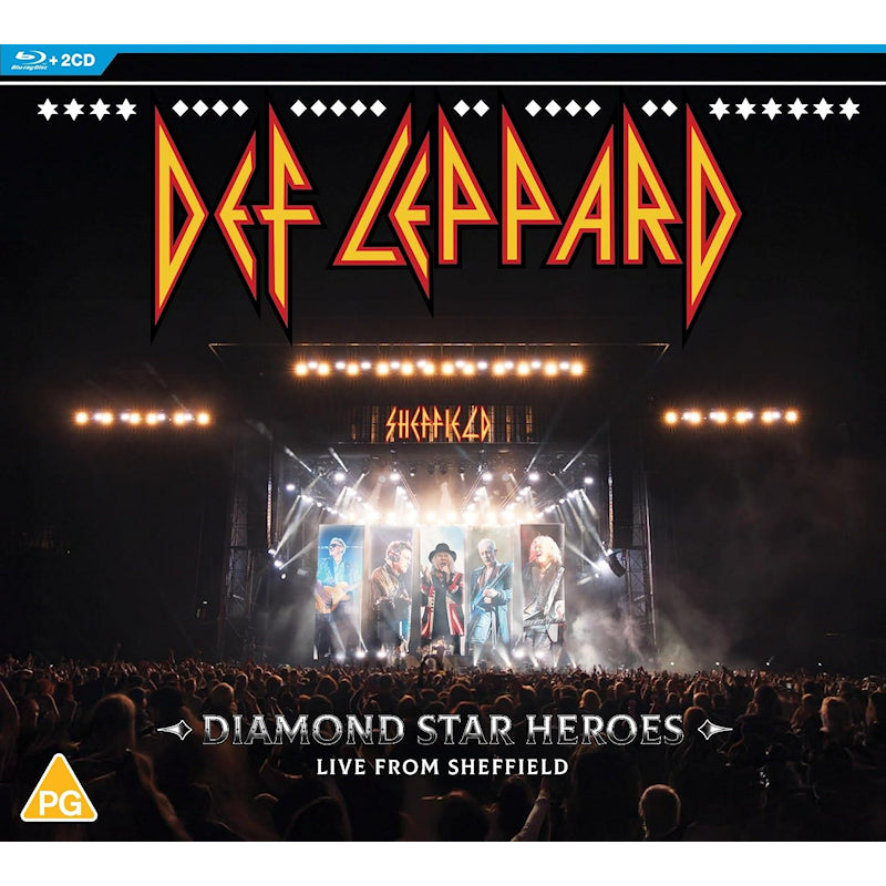 Def Leppard - Diamond star heroes live from sheffield (2cd + Blu-Ray CD + Blu-ray Video)