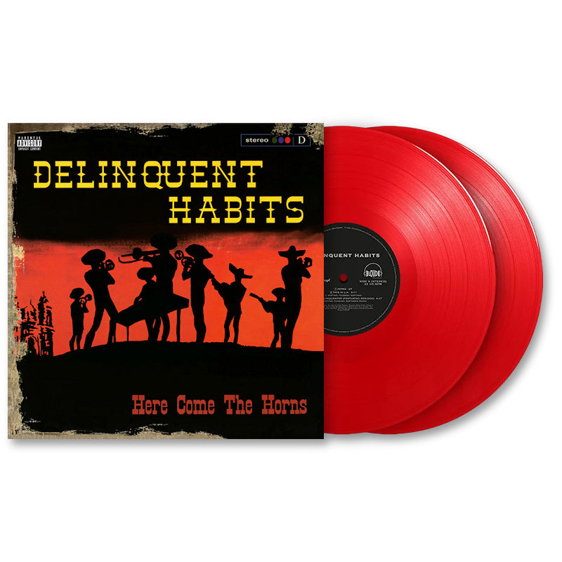 Delinquent Habits - Here comes the horns (Red 180g, High Quality, Coloured Vinyl LP)