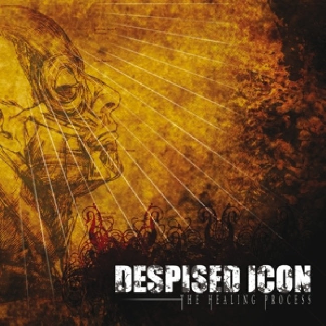 Despised Icon - The healing process (alternate mix - re-issue + bonus 2022) (Transparent Dark Amber, Coloured Vinyl LP)