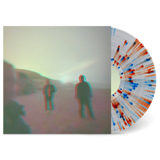 Duster - Remote echoes (Clear Sea Blue & Ruby Splatter, Transparent, Coloured Vinyl 12-inch maxi-single)
