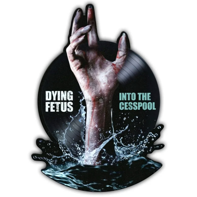 Dying Fetus - 7-into the cesspool (Picture Disc, Shaped Disc, Black Friday 12-inch maxi-single)