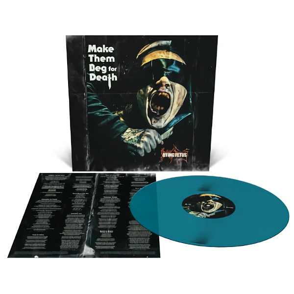 Dying Fetus - Make them beg for death -sea blue vinyl- (.. Beg For Death / Sea Blue Vinyl, Coloured Vinyl LP)
