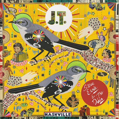 Steve Earle & The Dukes - J.t. (Chicago Red 150gr. Vinyl, Coloured Vinyl, High Quality LP)