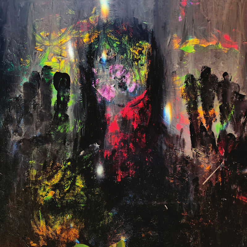 Earthball - Outside over there (red and black splatter) (Coloured Vinyl LP)