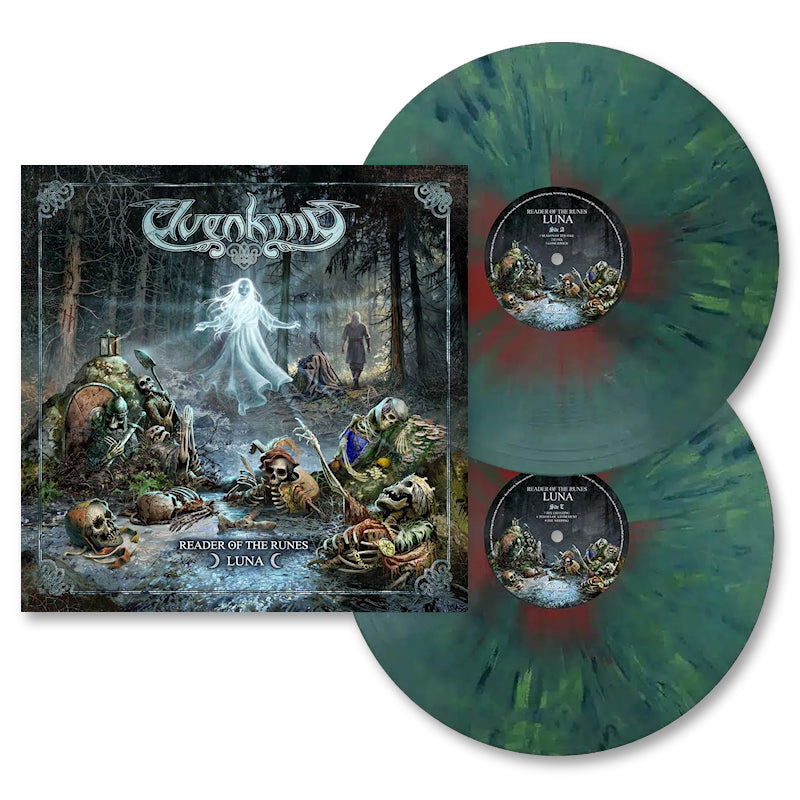 Elvenking - Reader of the runes - luna (Red Green, Coloured Vinyl LP)