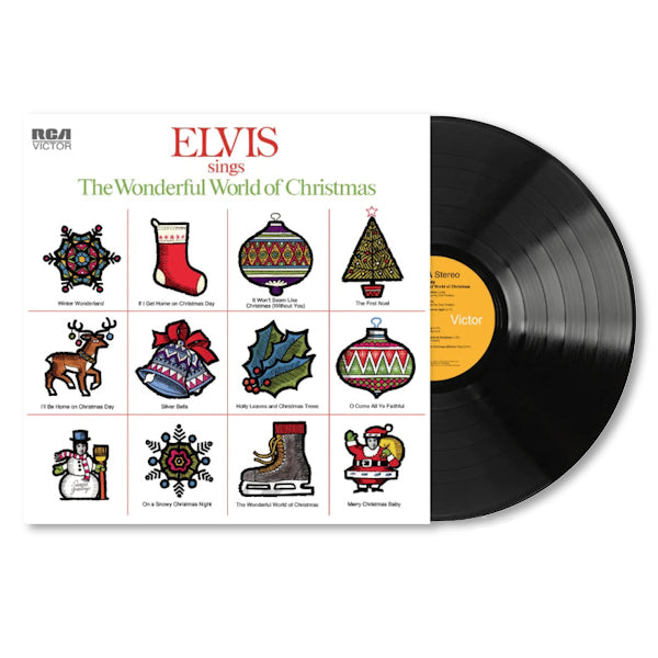Elvis Presley - Elvis sings the wonderful world of christmas (LP)