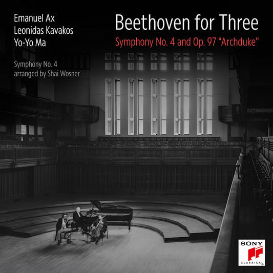 Leonidas Kavakos Yo-yo Ma & Emanuel Ax - Beethoven for three: symphony no. 4 and op. 97 "archduke" (... Symphony No. 4 and Op. 97 "Archduke" CD)