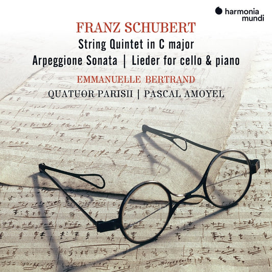 Emmanuelle Bertrand, Pascal Amoyel, Quatuor Parisi - Schubert: string quintet - arpeggione sonata - lie (CD)
