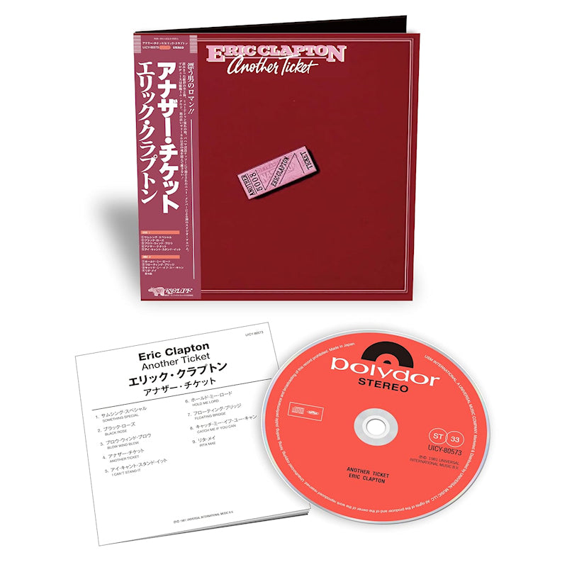 Eric Clapton - Another ticket (Shm-CD, Obi Strip, Reissue, Remastered, Limited Edition CD)
