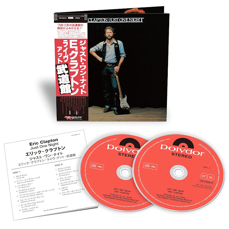 Eric Clapton - Just one night (Shm-CD, Obi Strip, Reissue, Limited Edition CD)