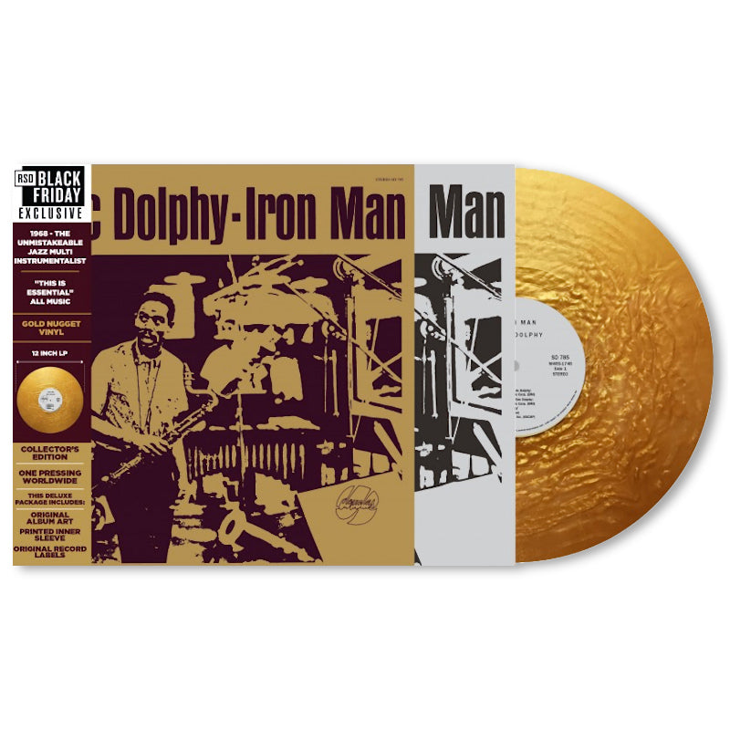 Dolphy, Eric - Iron man (Marble Gold & Black Vinyl / Blf 23, Obi Strip LP)