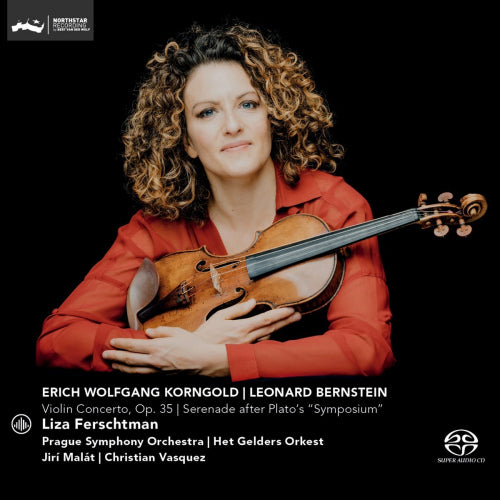 Liza Ferschtman - Violin concerto op.35/serenade after plato's "symposium (Korngold/Bernstein, Super Audio CD CD)